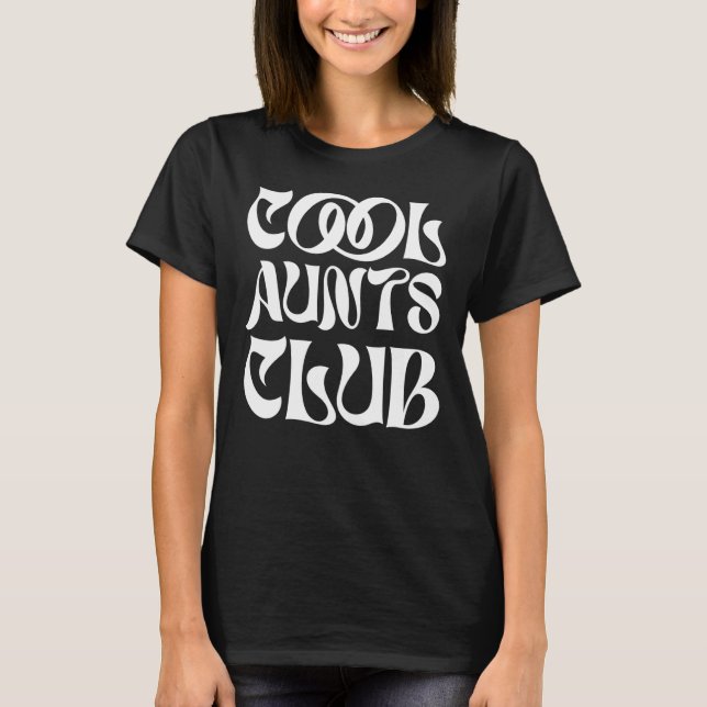 T-shirt Cool Tantes Club Tante Meilleure Tante Jamais Pour (Devant)