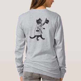 T-shirt cool Top Hat Chat Art Vintage