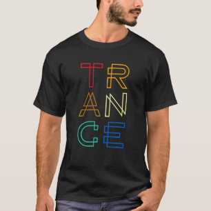 T-shirt Cool Trance Et Conception De Musique De Maison Edm