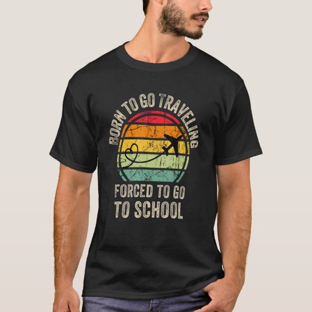 T-shirt Cool Traveling Travel Graphic for Son Traveling Tr (Devant)