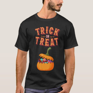 T-shirt Cool Trick ou traitement Halloween