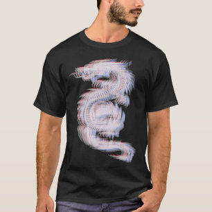 T-shirt Cool Trippy dragon japonais EDM raves musique tech