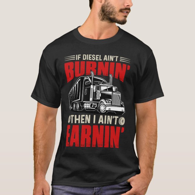 T-shirt Cool Truck Driver Father Dad Husband (Devant)
