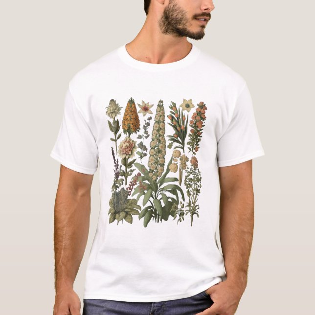 T-shirt Cool végétal vintage (Devant)
