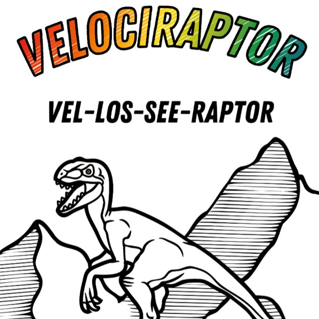 T-shirt cool Velociraptor Dinosaur (Créateur téléchargé)