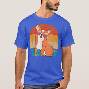 T-shirt Cool vintage Corgi Amoureux des chiens Doggie Paw 