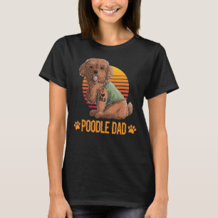 T-shirt Cool vintage Toy Poodle Papa Chien Fête des pères