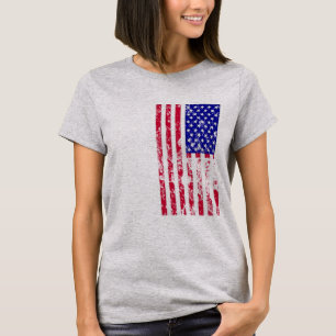 T-shirt Cool Vintage USA Drapeau américain design chemise