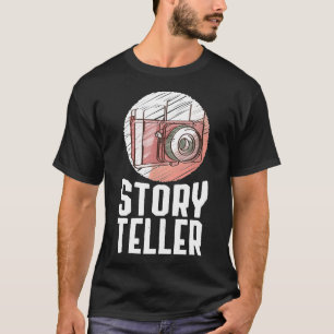T-shirt Cool Visuel Conteur Photographie Amateurs de camér