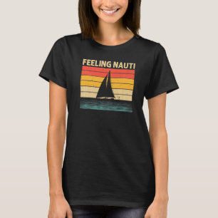 T-shirt Cool Voile Pour Hommes Femmes Bateau Voilier Nauti