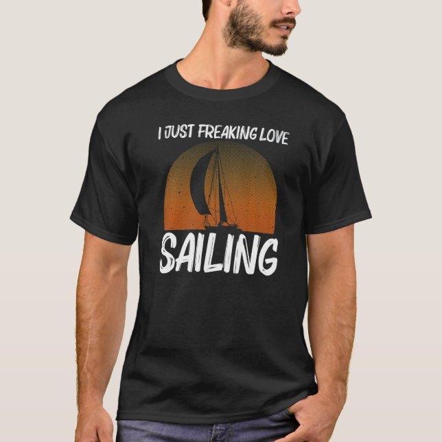 T-shirt Cool Voile Pour Hommes Femmes Voilier Voilier Voil (Devant)