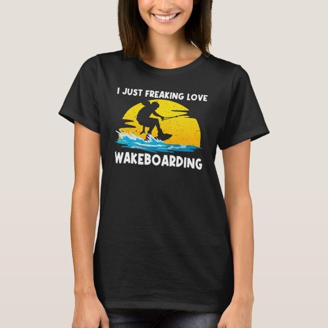 T-shirt Cool Wakeboarding For Men Women Wakeboard Wakeboar (Devant)
