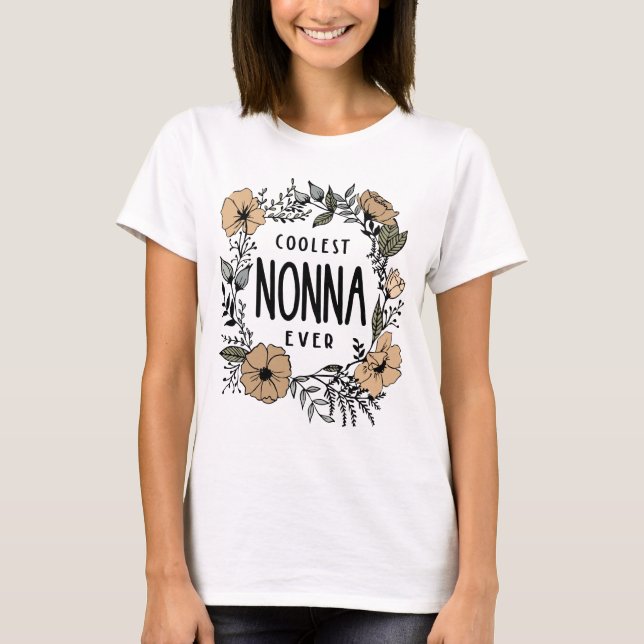 T-shirt Cooler Nonna jamais | Cadeau grand-mère (Devant)