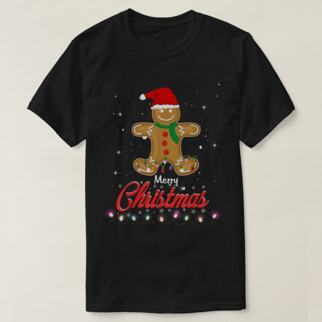 T-shirt Coolest Cookie in the Christmas Batch (Design devant)