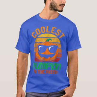 T-shirt Coolest Pumpkin In The Patch Vintage Pumpkin Hallo