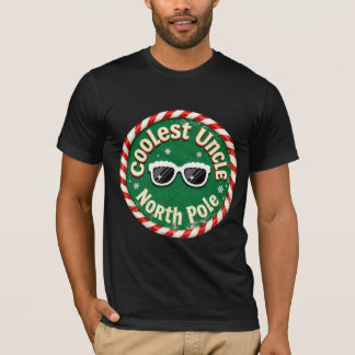 T-shirt Coolest Uncle This Side of the North Pole | Retro
