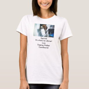 T-shirt Coonhound de marcheur de Treeing