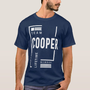 T-shirt Cooper Nom personnalisé Anniversaire Cadeau