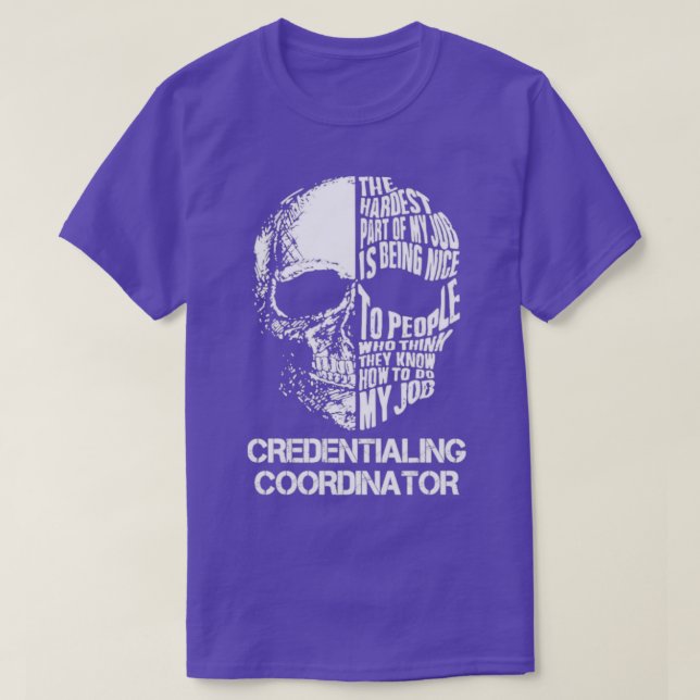 T-shirt Coordinateur de certification (Design devant)
