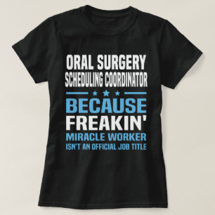 T-shirt Coordinateur de la planification de la chirurgie b