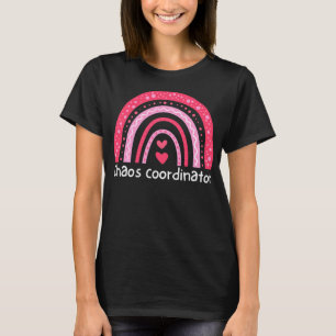 T-shirt Coordinateur du Chaos Enseignant Garderie d'enfant