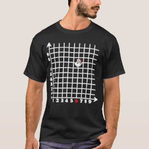 T-shirt Coordonner (67) Prof de maths drôle 67 Math Noël