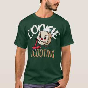 T-shirt Cooter ES amusant Cute Kawaii Cookie Driving Scoot