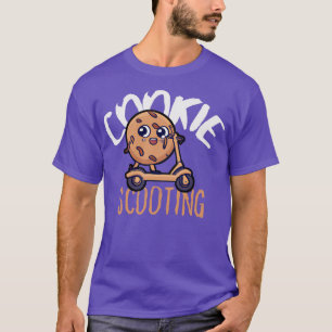 T-shirt Cooter ES amusant Cute Kawaii Cookie Driving Scoot