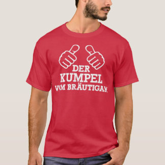 T-shirt Copain d'enterrement de vie de garçon du marié 