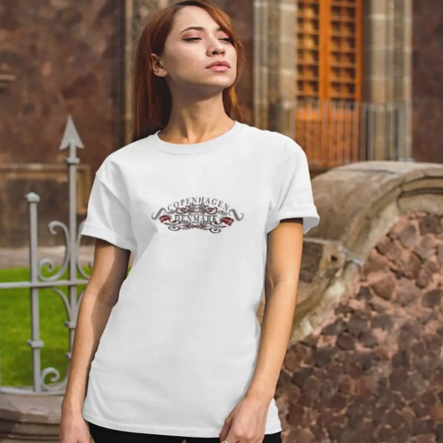 T-shirt Copenhagen Pride Womens Basic (Créateur téléchargé)