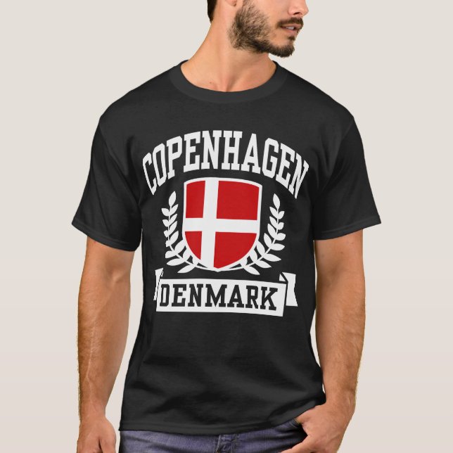 T-shirt Copenhague Danemark (Devant)