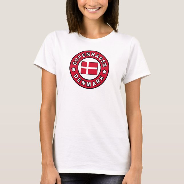 T-shirt Copenhague Danemark (Devant)
