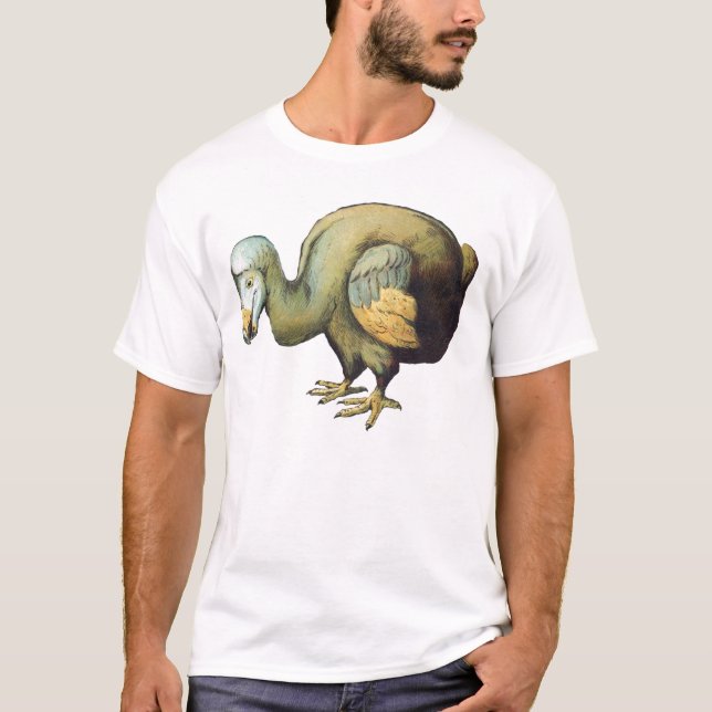 T-shirt Copie d'antiquité d'oiseau de dronte (Devant)