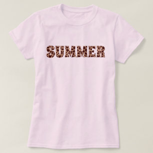 T-shirt Copie de girafe d'été