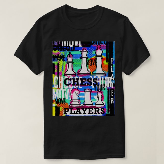 T-shirt Copie de joueur d'échecs Choisissez votre arme Ar  (Design devant)