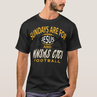T-shirt Copie de Kansas City Pro et Jesus le dimanche