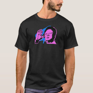 T-shirt copie de Kim Jong-il dans le rose