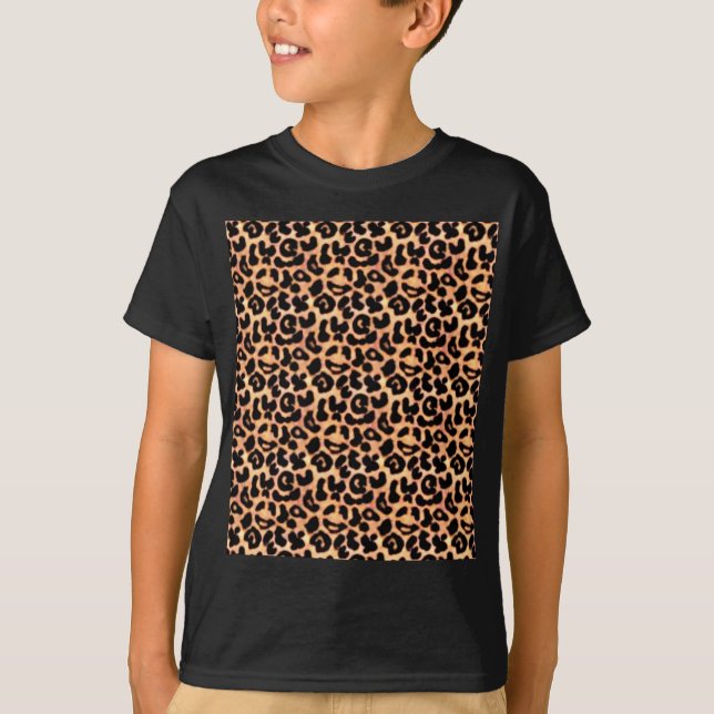 T-shirt Copie de Leapord, poster de animal (Devant)