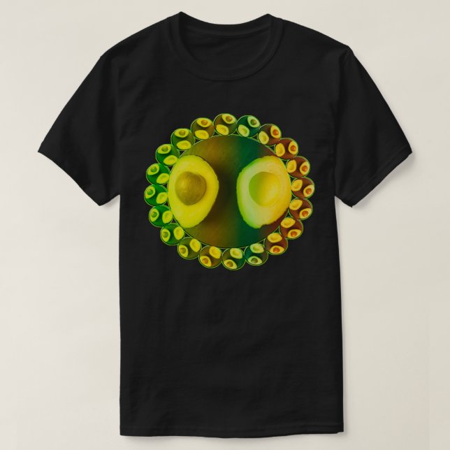 T-shirt Copie de motifs géométriques d'avocats et (Design devant)