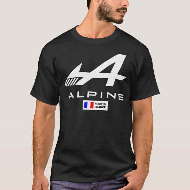 T-shirt Copie De Voiture Alpine (Devant)