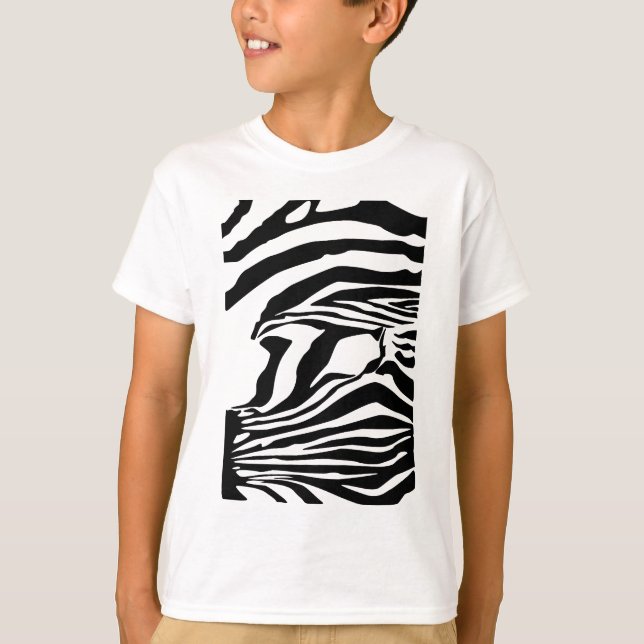 T-shirt Copie de zèbre (Devant)