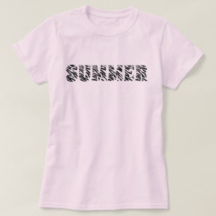 T-shirt Copie de zèbre d'été