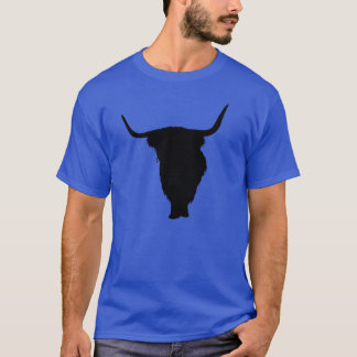 T-shirt Copie des montagnes de noir de vache