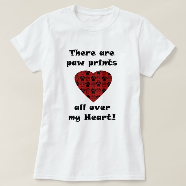 T-shirt Copies de coeur (Design devant)