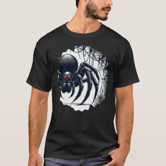 T-shirt Copy of Creepy Black Spider Gothic Design