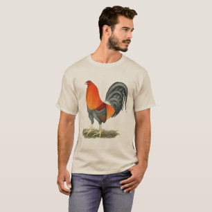 T-shirt Coq bleu rouge Gamecock