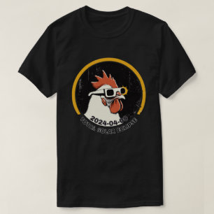 T-shirt Coq cool Total éclipse solaire 2024