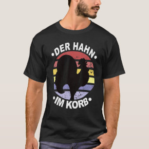 T-shirt Coq Dans Panier Poulailler Volailles Poule Poulet