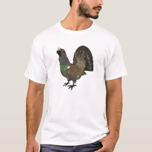 T-shirt Coq de bruyière occidental (oiseau)
