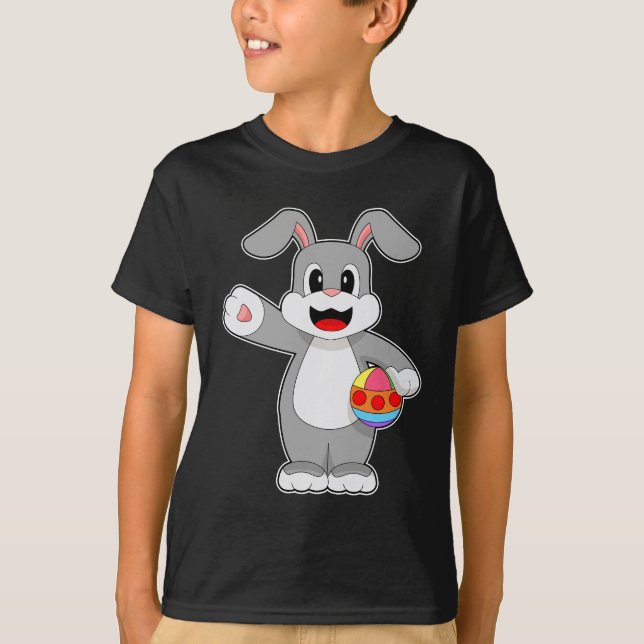 T-shirt Coq de Pâques de lapin Football (Devant)